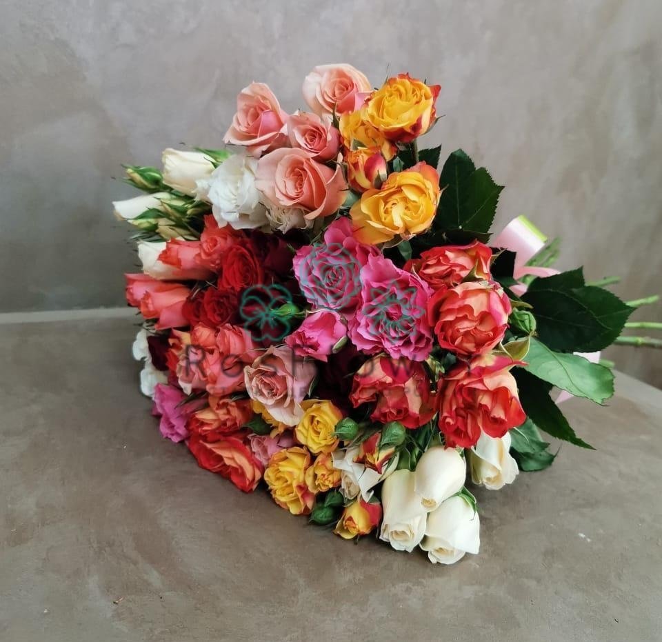 Букет цветов из: Розы в Столбище