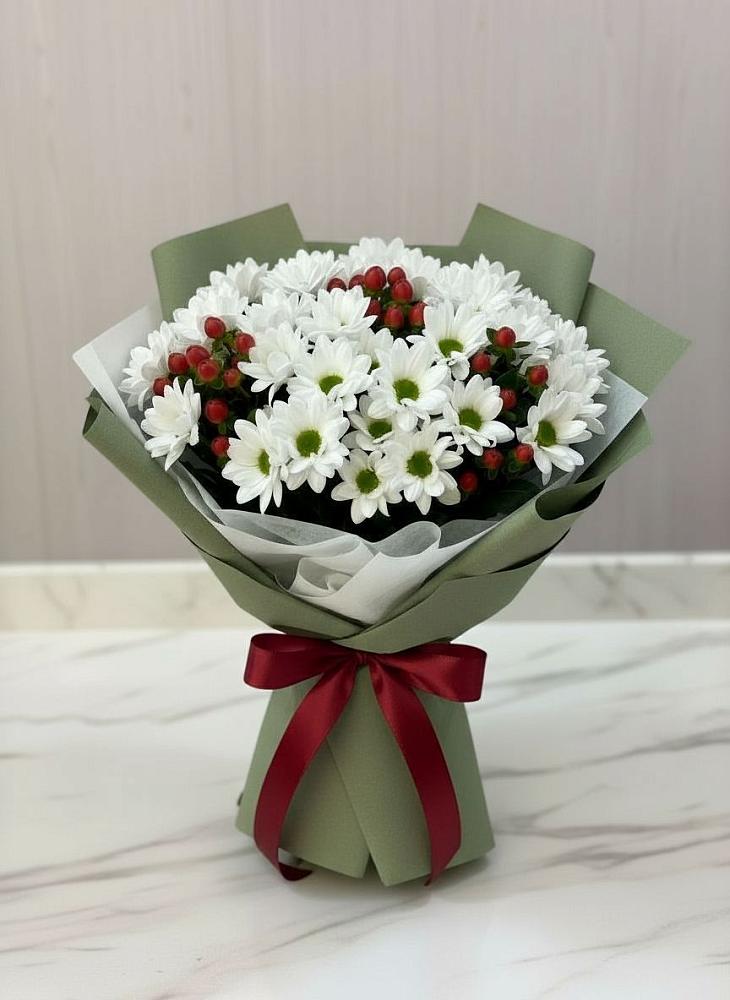 Букет цветов из: Хризантемы в Столбище