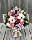 Букет цветов из: Альстромерии, Гвоздики, Розы и Хризантемы в Столбище