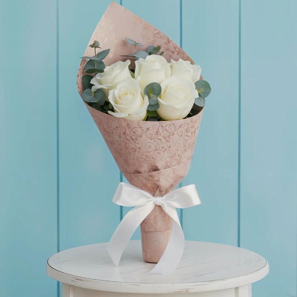 Букет цветов из: Розы в Столбище