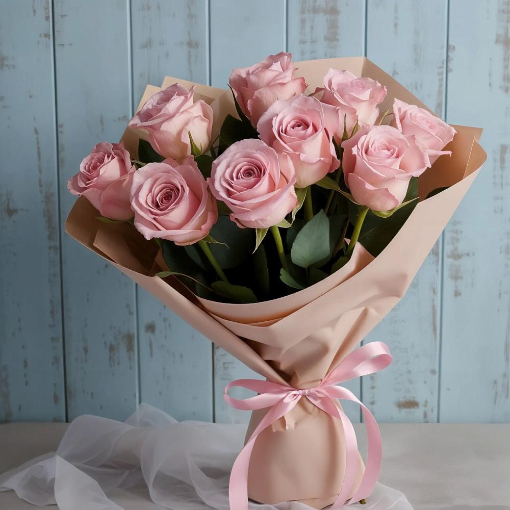 Букет цветов из: Розы в Столбище