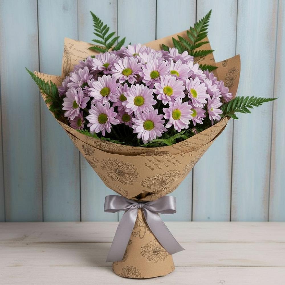 Букет цветов из: Хризантемы в Столбище