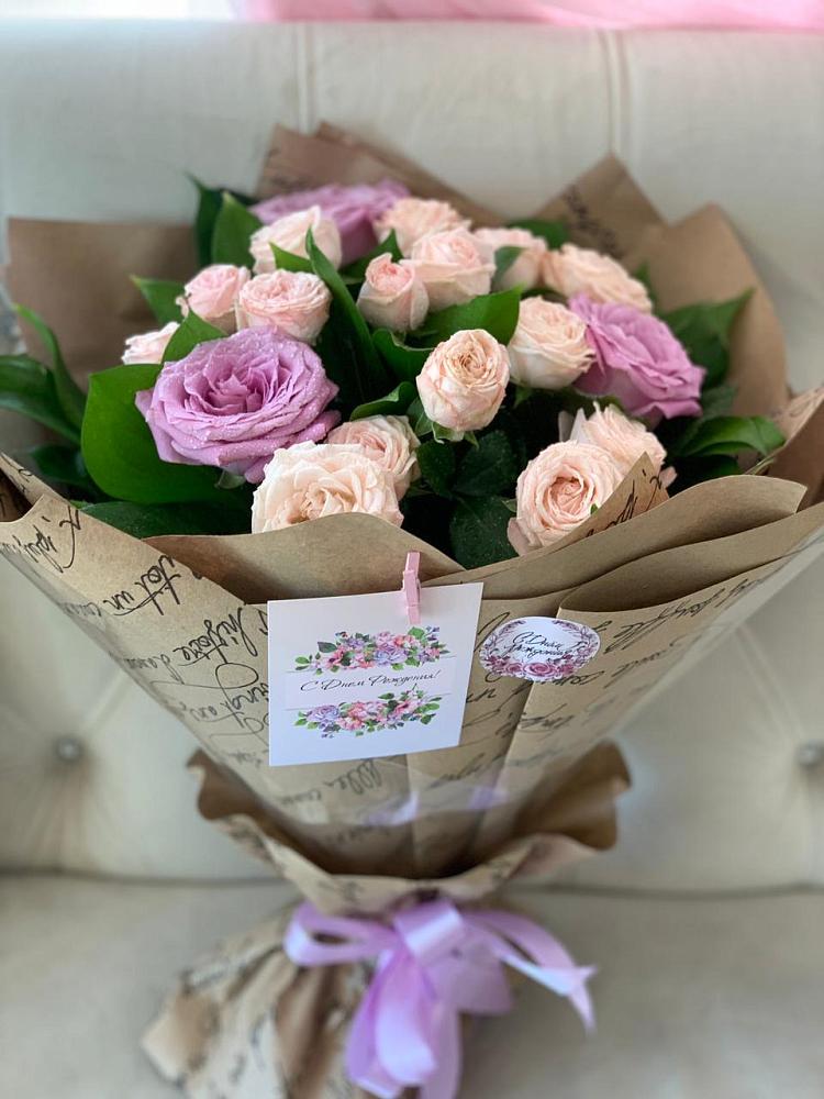 Букет цветов из: Розы в Столбище