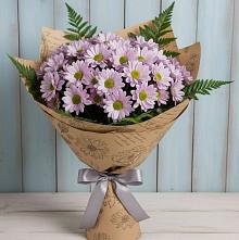 Букет цветов из:  Хризантемы #REPLACE_PRED# Столбище