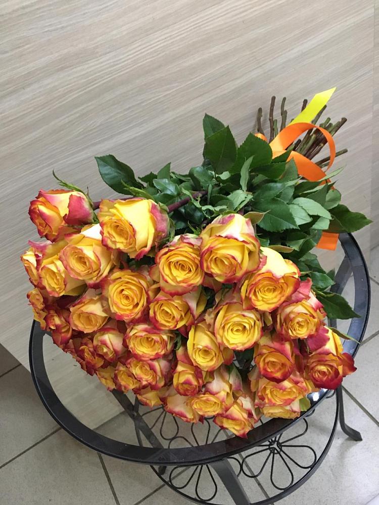 Букет Желтые розы в Столбище