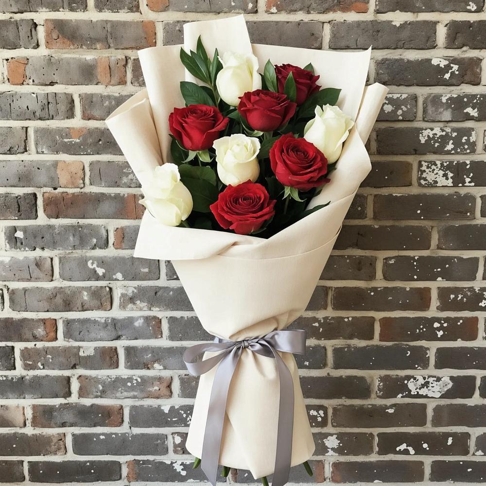 Букет цветов из: Розы в Столбище