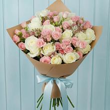 Букет цветов из:  Розы #REPLACE_PRED# Столбище