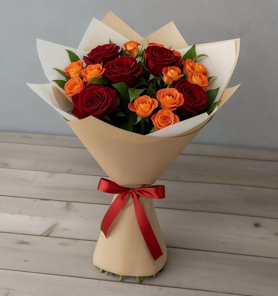 Букет Любовь и восторг в Столбище