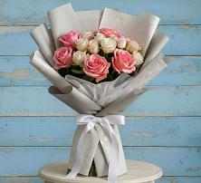 Букет цветов из:  Розы в Столбище